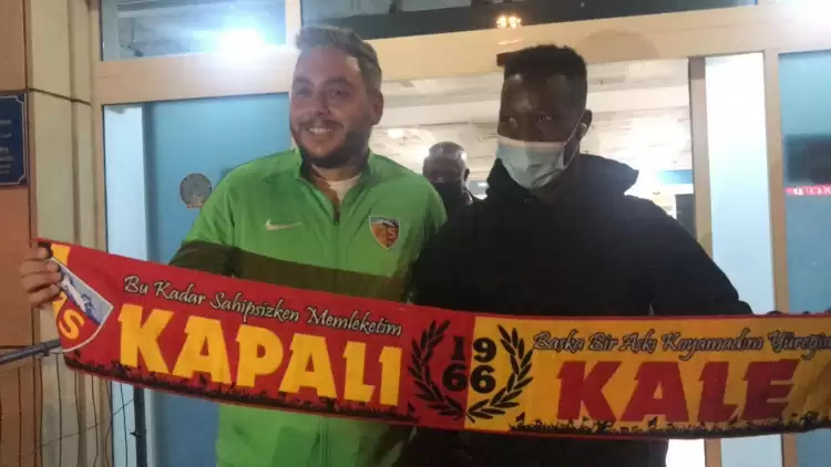 Kayserispor'un yeni transferi Carlos Mane geldi