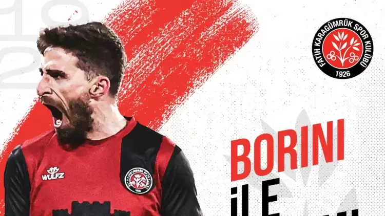 Fatih Karagümrük'te Borini'nin sözleşmesi uzatıldı