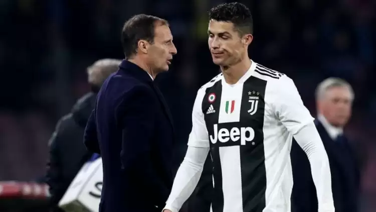 Massimiliano Allegri, Ronaldo'nun ayrılığını resmen açıkladı