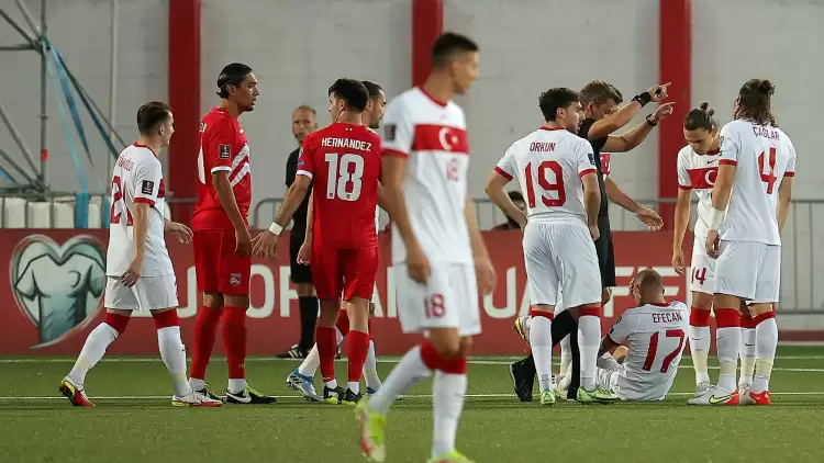 Dünya Kupası Elemeleri | Türkiye, Cebelitarık'a ilk yarıda gol atamadı! 