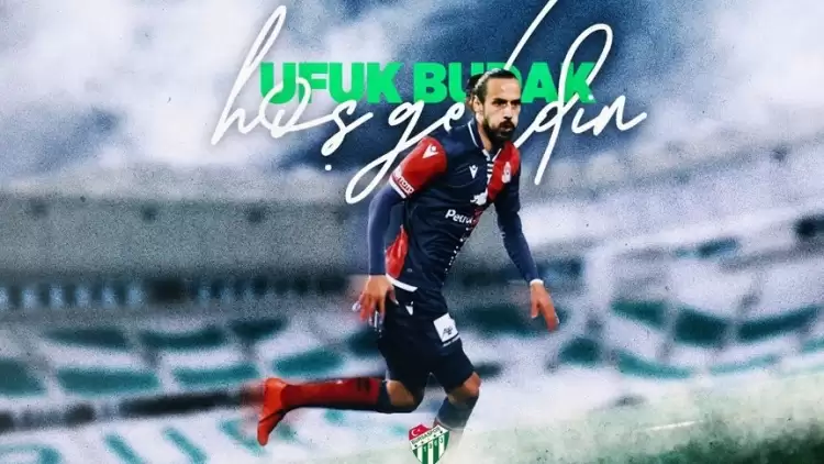 Bursaspor'da Ufuk Budak, Erzurumspor'a transfer oldu