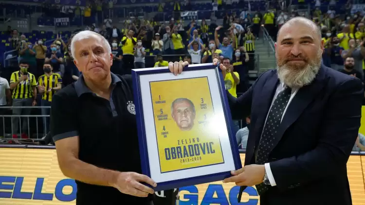 Fenerbahçe'den Partizan - Monaco maçında Obradovic ve ekibi için tören