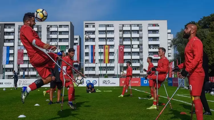 Ampute Futbol Milli Takımı, Avrupa Şampiyonası'nda çeyrek finalde