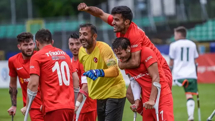 Ampute Futbol Milli Takımı, Avrupa Şampiyonası'nda finalist