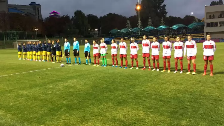 A Milli Kadın Futbol Takımı, Ukrayna'ya 1-0 yenildi