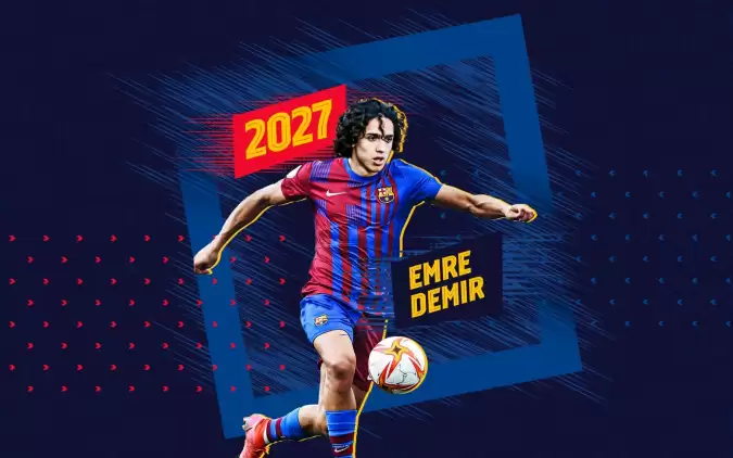 Kayserispor, Emre Demir'in Barcelona'ya transfer olduğunu açıkladı