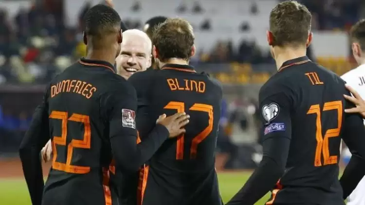 Milli Takım'ın grubunda Hollanda, Letonya'yı tek golle geçti