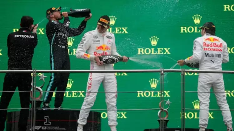 Türkiye GP'de bu kez Gazoz değil Şampanya
