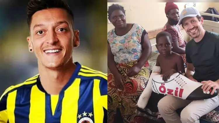 Fenerbahçeli Mesut Özil'den Afrikalı çocuklara yardım