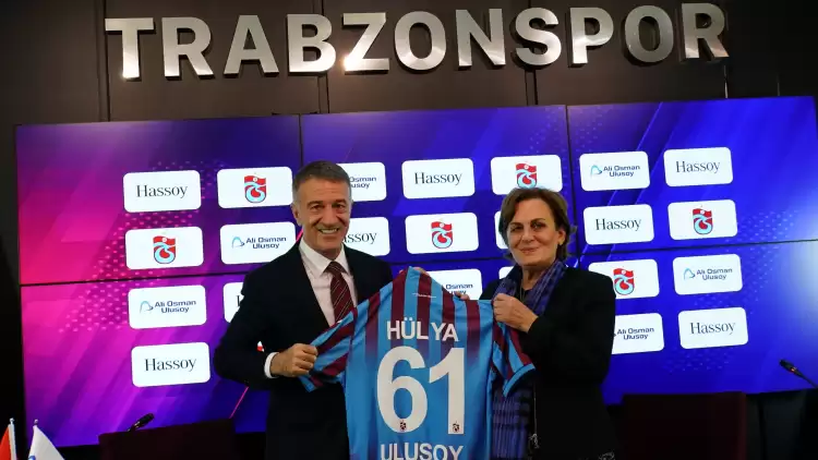Trabzonspor, ulaşım sponsoru Ali Osman Ulusoy Şirketler Grubu'yla sözleşme yeniledi