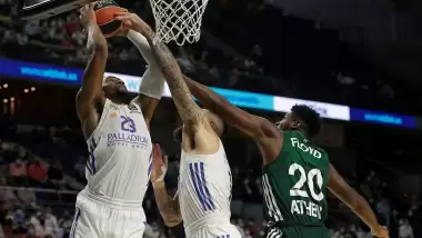 Real Madrid'ten Panathinaikos'a 23 sayı fark!
