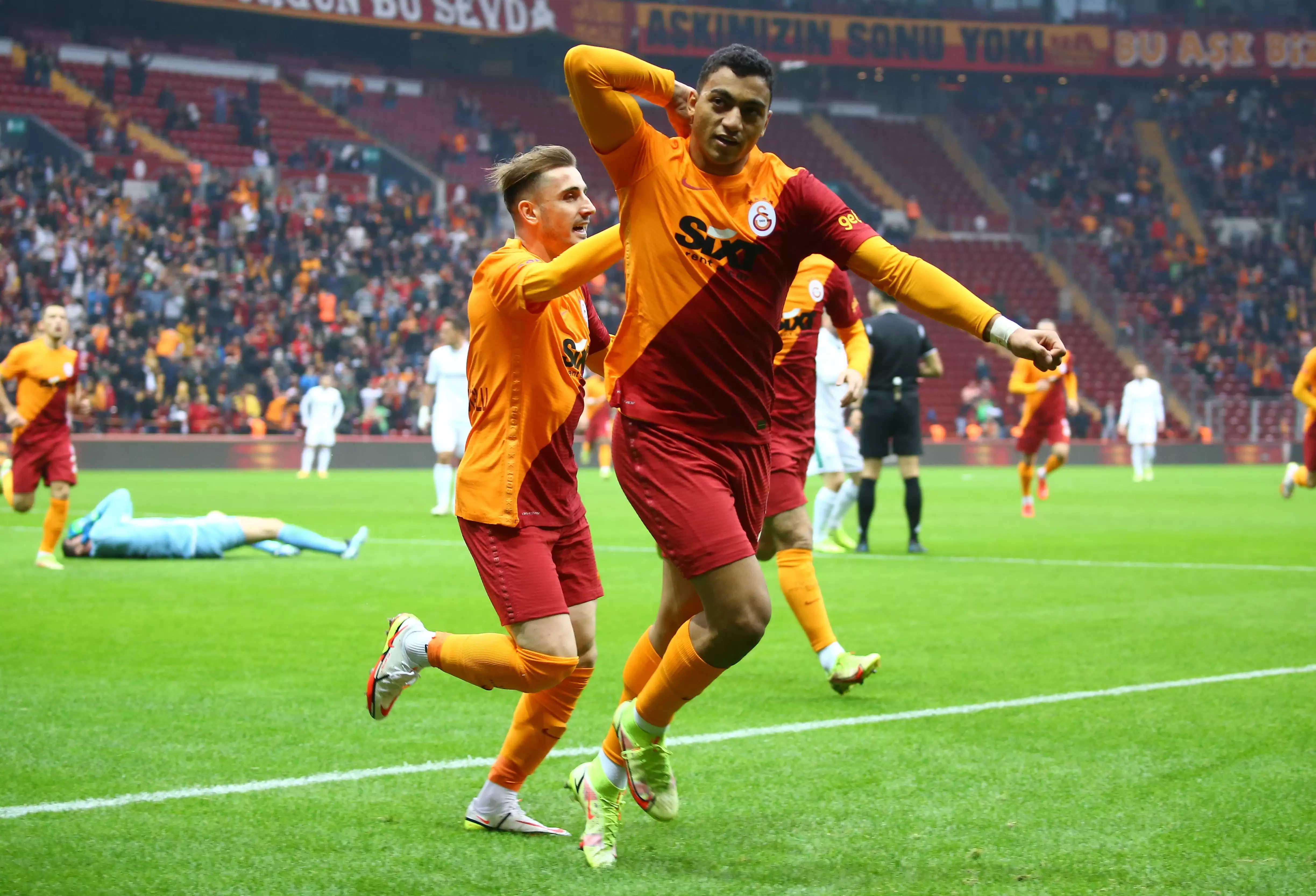 ajansspor: Galatasaray'da Mostafa Mohamed gollerine devam ediyor