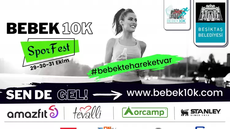 BEBEK 10K Spor Festivali 29- 30 – 31 Ekim’de gerçekleşecek