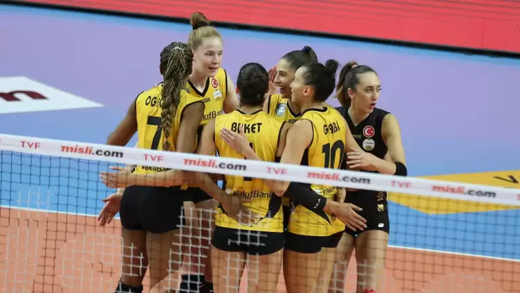 VakıfBank, Bolu Belediyespor'u 3-0 mağlup etti