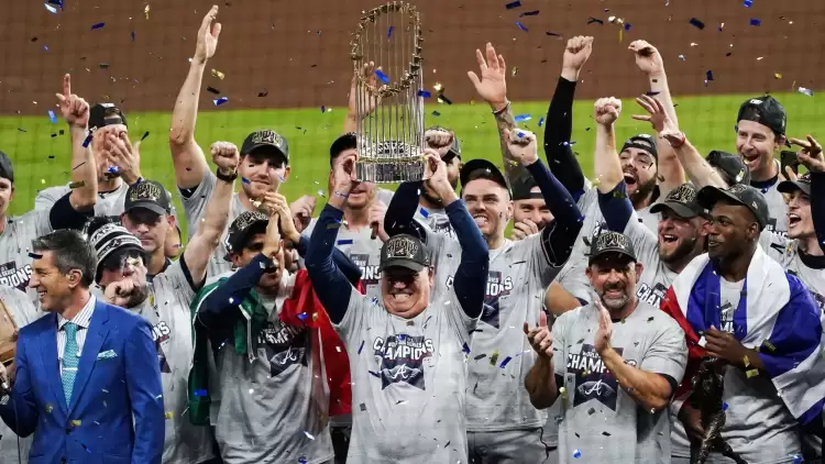 Amerikan Beyzbol Ligi'nde Atlanta Braves 21 yıl sonra şampiyon oldu