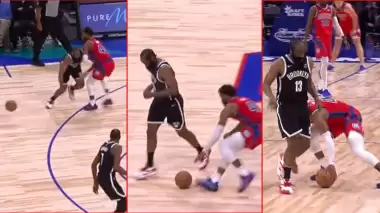 VİDEO - James Harden'dan olay hata! Herkes onu konuşuyor...