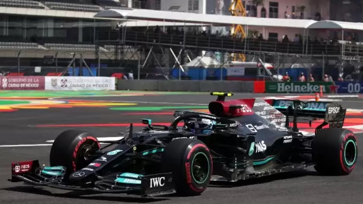 F1 Meksika Grand Prix'sinde pole pozisyonu Valtteri Bottas'ın