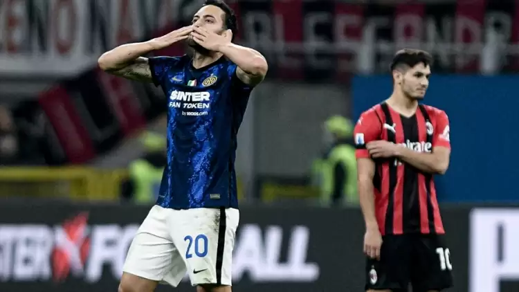 Hakan Çalhanoğlu derbide golünü attı, Milan-Inter yenişemedi 