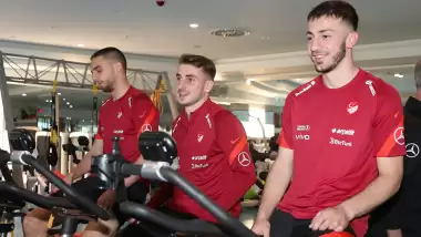 A Milli Takım mesaiye salonda başladı