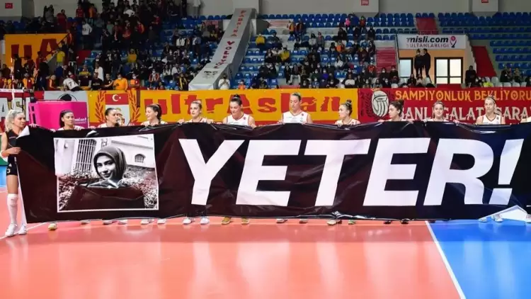 Galatasaray'dan kadın cinayetlerine tepki: Yeter!