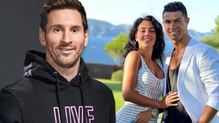 C. Ronaldo'nun sevgilisinden Lionel Messi'ye kalp emojisi