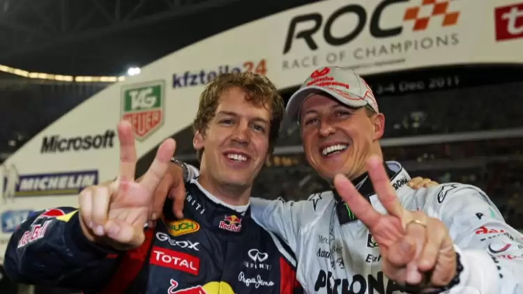 Vettel ve Schumacher ikilisi yine iş başında...