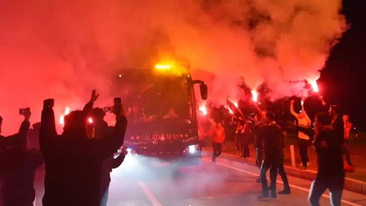 Galatasaray’a Malatya’da coşkulu karşılama