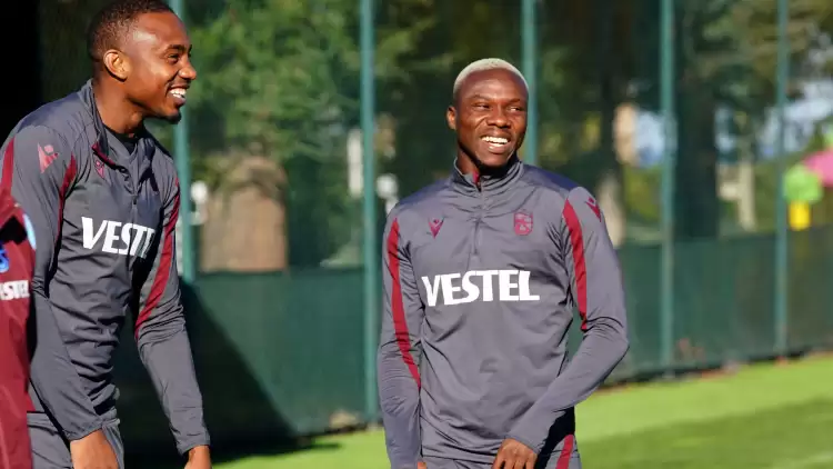 Trabzonspor'da yeni transfer Jean Evrard Kouassi ilk idmanına çıktı