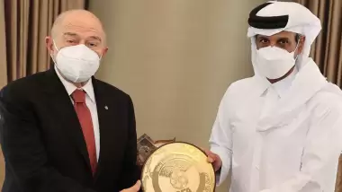 Nihat Özdemir'den Katar Futbol Federasyonu Başkanı Al Thaniye ziyaret