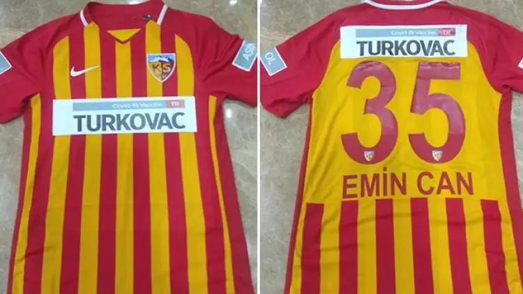 Kayserispor, Altay Maçına Turkovac Yazan Formayla Çıkacak