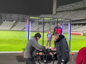 Köksal Baba Trabzonspor formasıyla klipte oynadı