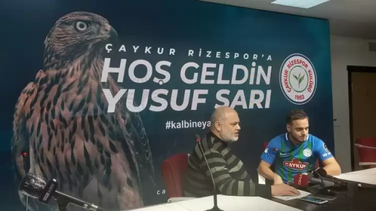 Yusuf Sarı Çaykur Rizespor'la sözleşme imzaladı
