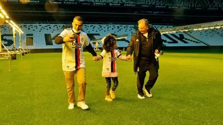 Beşiktaş Başkanı Ahmet Nur Çebi, Elif'in hayalini gerçekleştirdi