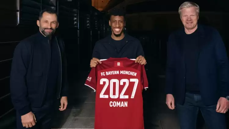 Bayern Münih, Kingsley Coman'ın Sözleşmesini 2027'ye Kadar Uzattı