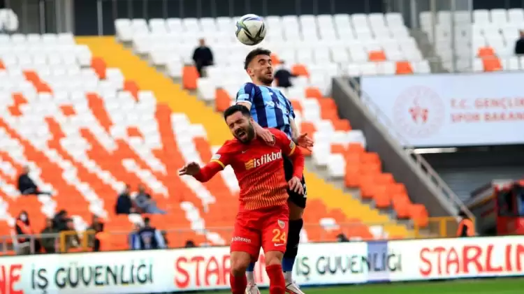 Adana Demirspor - Kayserispor Maç Sonucu | 1-1 