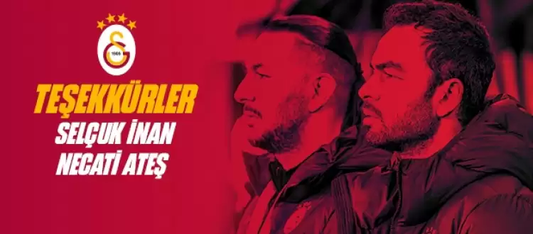 Galatasaray Selçuk İnan ve Necati Ateş'e veda etti