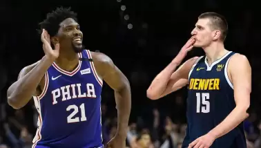 VİDEO - NBA'in devleri Embiid ve Jokic resmen çıldırdı!