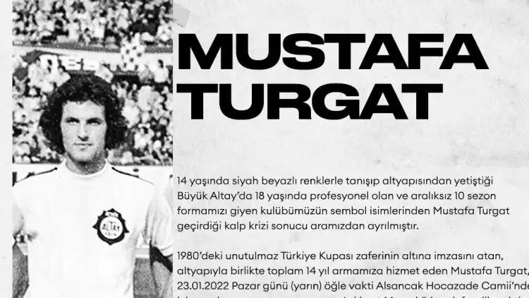 Altay'ın Acı Günü | Mustafa Turgat Vefat Etti