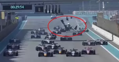 VİDEO - Yürekleri ağızlara getiren kaza! Cem Bölükbaşı ve Salih Yoluç...