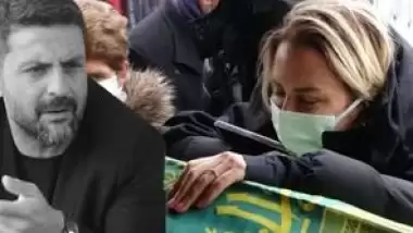 Şafak Mahmutyazıcıoğlu'nun cenazesinde Ece Erken'in görüntüleri, yürek parçaladı...