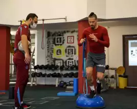 Trabzonspor'da Marek Hamsik salonda çalıştı, Fode Koita ise...