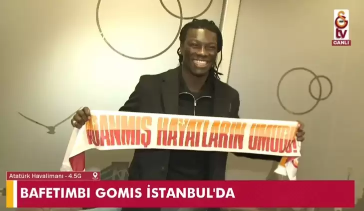Bafetimbi Gomis, İstanbul'a Geldi | Galatasaray Haberleri