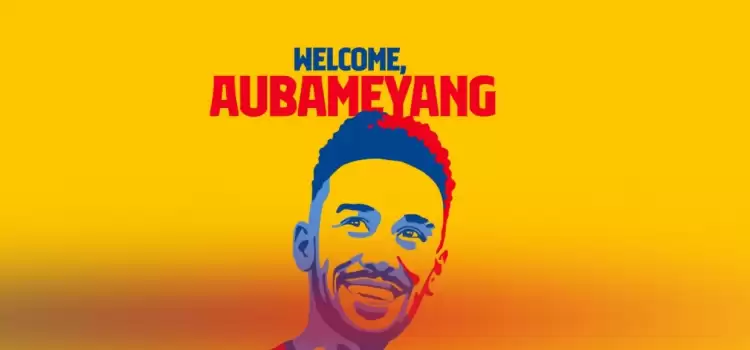 Pierre-Emerick Aubameyang resmen Barcelona'da