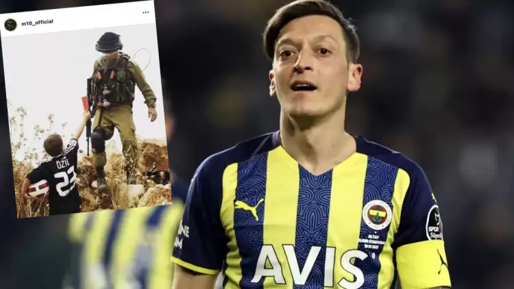 Mesut Özil'den "Savaşa kırmızı kart" paylaşımı! 