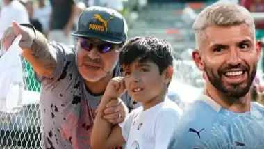 Maradona'nın torunu Sergio Agüero'nun oğlu Benjamin Agüero Tigre'ye transfer oldu