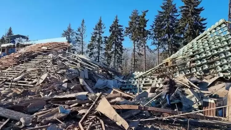 Desna Chernihiv’in Stadı Bombalama Sonrası Yerle Bir Oldu