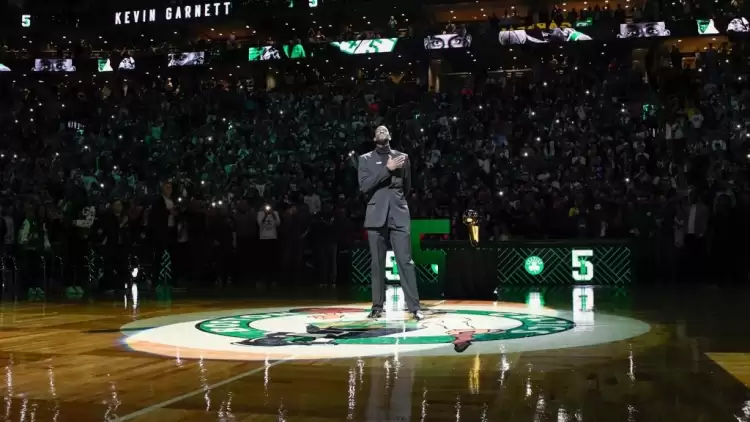 Boston Celtics'te Kevin Garnett'in Forması Emekliye Ayrıldı