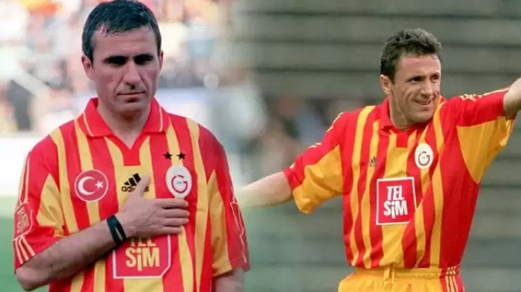 Hagi ve Popescu, Galatasaray - Barcelona maçı için Nef Stadyumu'nda