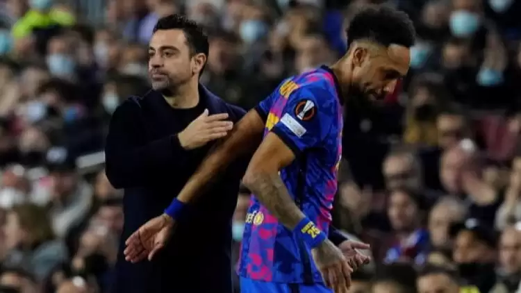 Galatasaray - Barcelona maçı öncesi Xavi ve Aubameyang konuştu