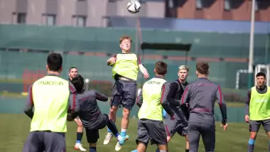 Trabzonspor, Beşiktaş maçının provasını kazandı